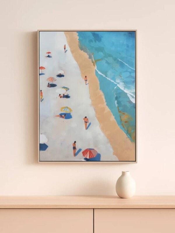 cuadro decorativo de playa